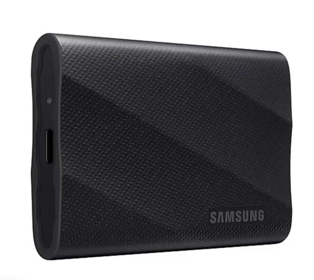Samsung T9 Portable SSD external storage for fast video editing and file backup